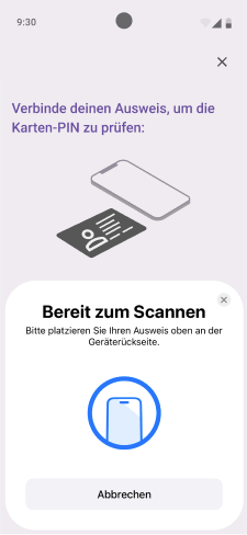Scanning of the ID Card after